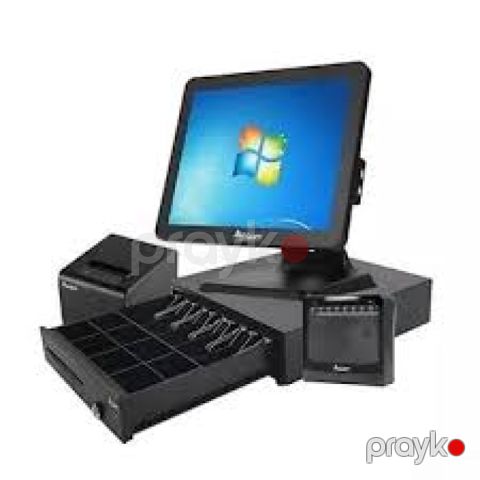 APC Apex P1519 Dual Screen POS Terminal (Intel Core i5 / 8GB / 128GB / 15"+15") — Bakı