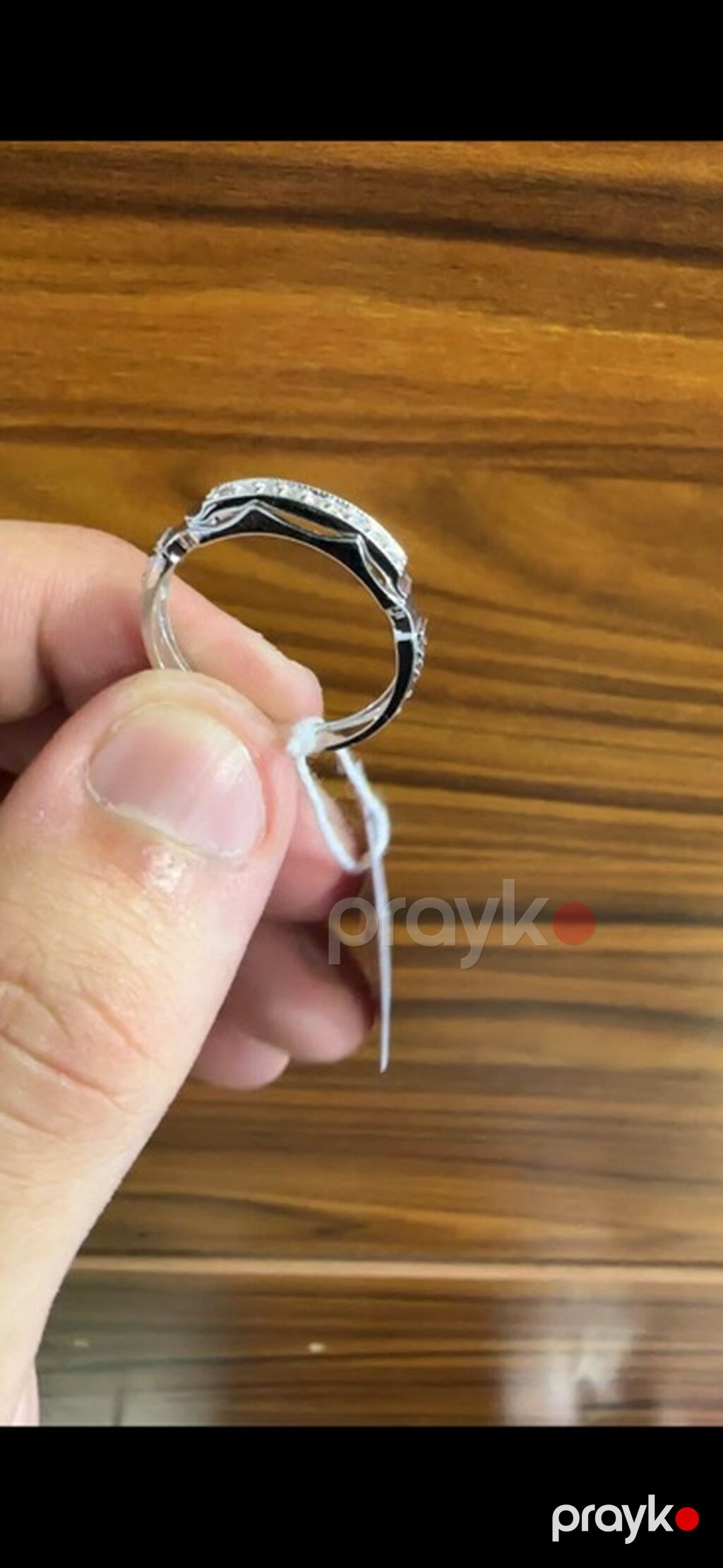 Nişan, Üzük, Ağ qızıl, 750 Əyar, Brilyant, 0.26-0.50 Karat — Üzüklər, Sumqayıt (4)