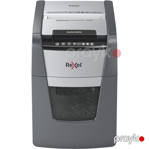Rexel Optimum AutoFeed+ 100M Avtomatik Mikro Kəsimli Kağız Doğrayan P5 — Bakı