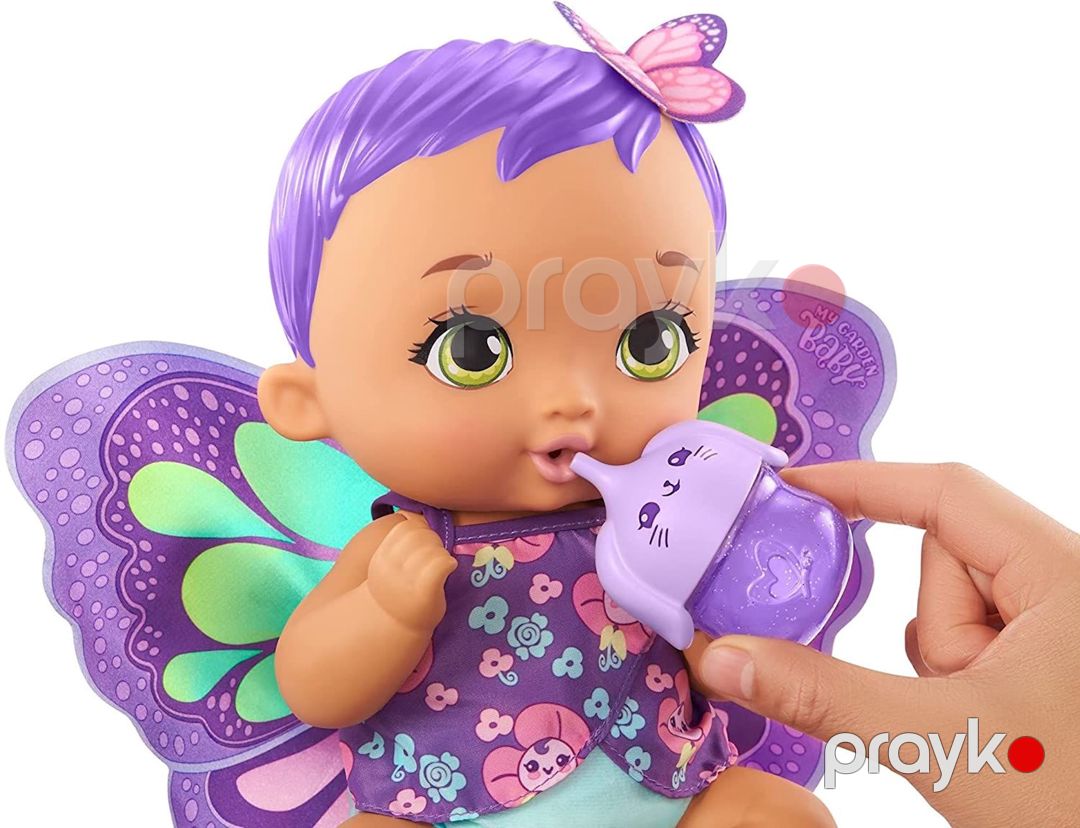 Kukla My Garden Baby, Feed & Change Baby Butterfly Doll GYP11, 30 sm — Mallar, Bakı (2)
