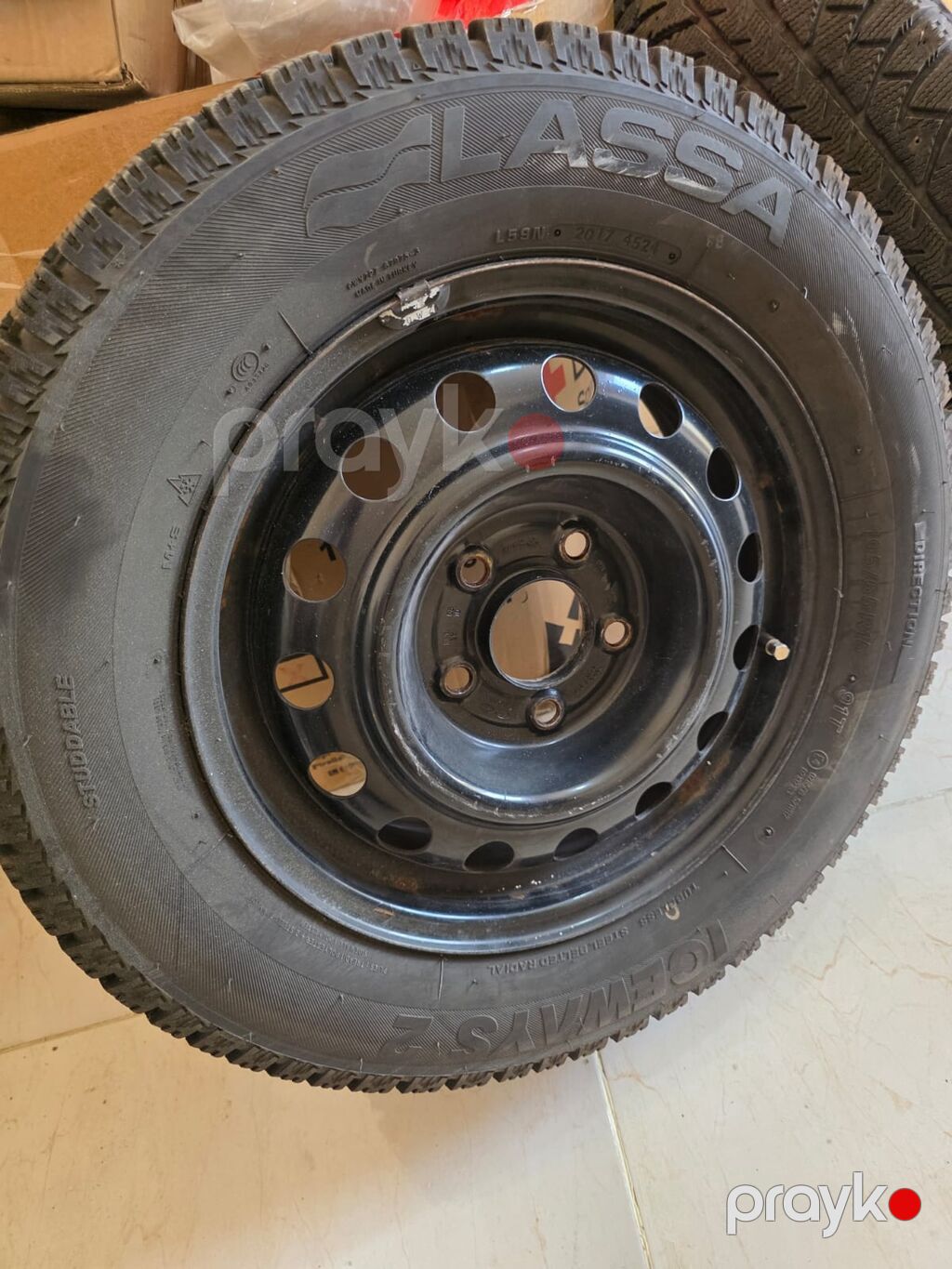 Lassa Iceways 2 qış təkəri və polad disk komplekti - Brend/model — Diskləri, Bakı (4)