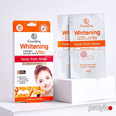 Burun üçün qara nöqtələrə qarşı zolaqlar GuanJing Whitening Collagen Salicylic Acid Vitc, 10 əd — Bakı