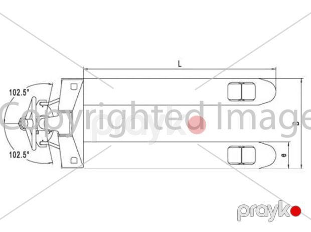 Yükdaşıyıcı hidravlik Noblelift ACL20, 540x1800 mm, 2000 kg — Təmir və inşaat, Bakı (2)