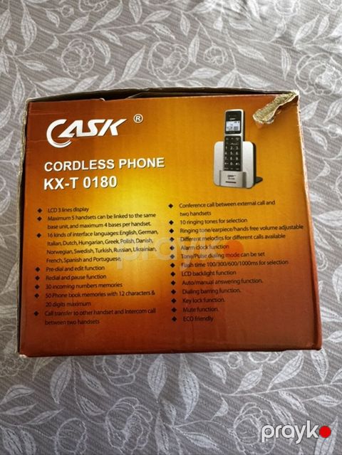 Yenidir. İstifade olunmayıb. Endirim mümkündür. Cask KX-T 0180 — Bakı