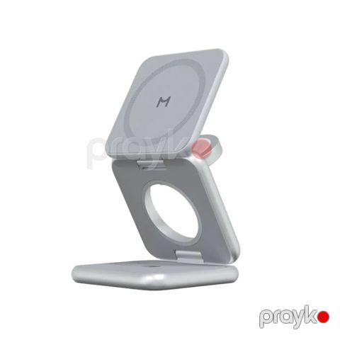Magssory Fold Pro WCH063 Silver simsiz şarj cihazı (WCH063s) — Bakı