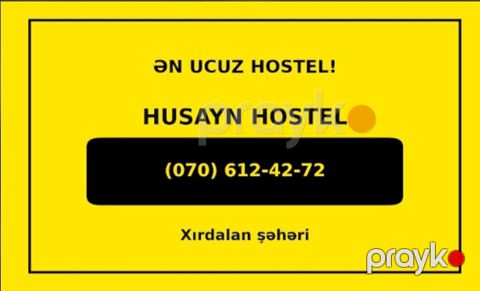 Husayn Hostel – Xırdalan şəhəri Xırdalanda yerləşən “Husayn Hostel”
