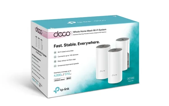 TP-Link - Deco E4 (3-pack) AC1200 Whole Home Mesh WiFi System — Mallar, Bakı (5)