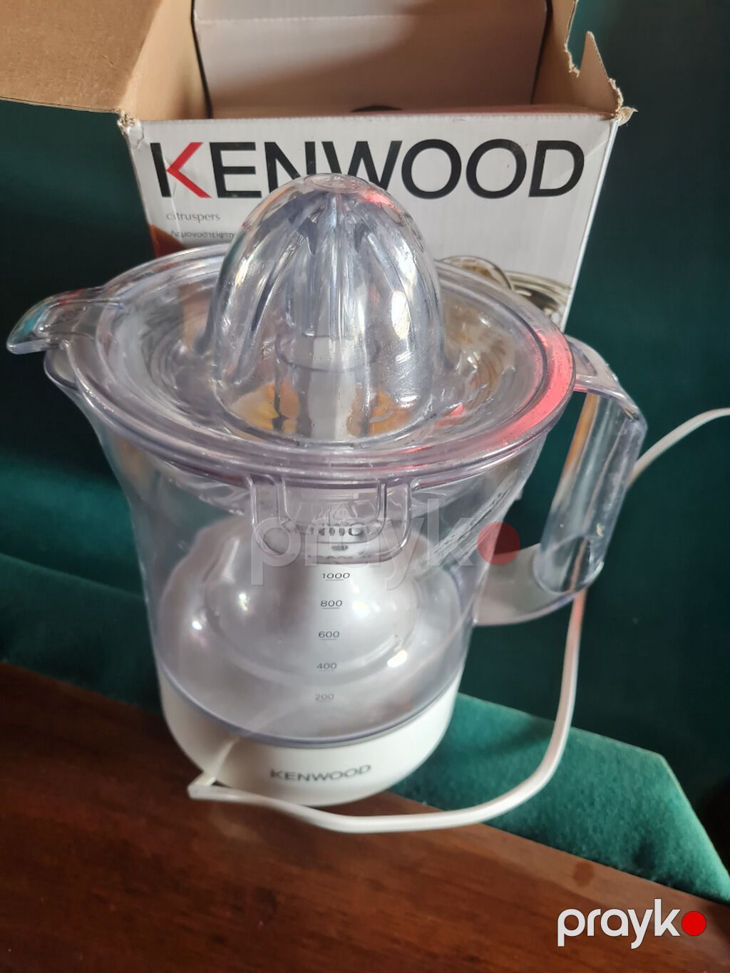 Kenwood sitrus şirəçəkən - Güc: 60W - Həcm: 1.0 litr (ölçü şkalası — Şirə sıxaçları, Bakı (3)