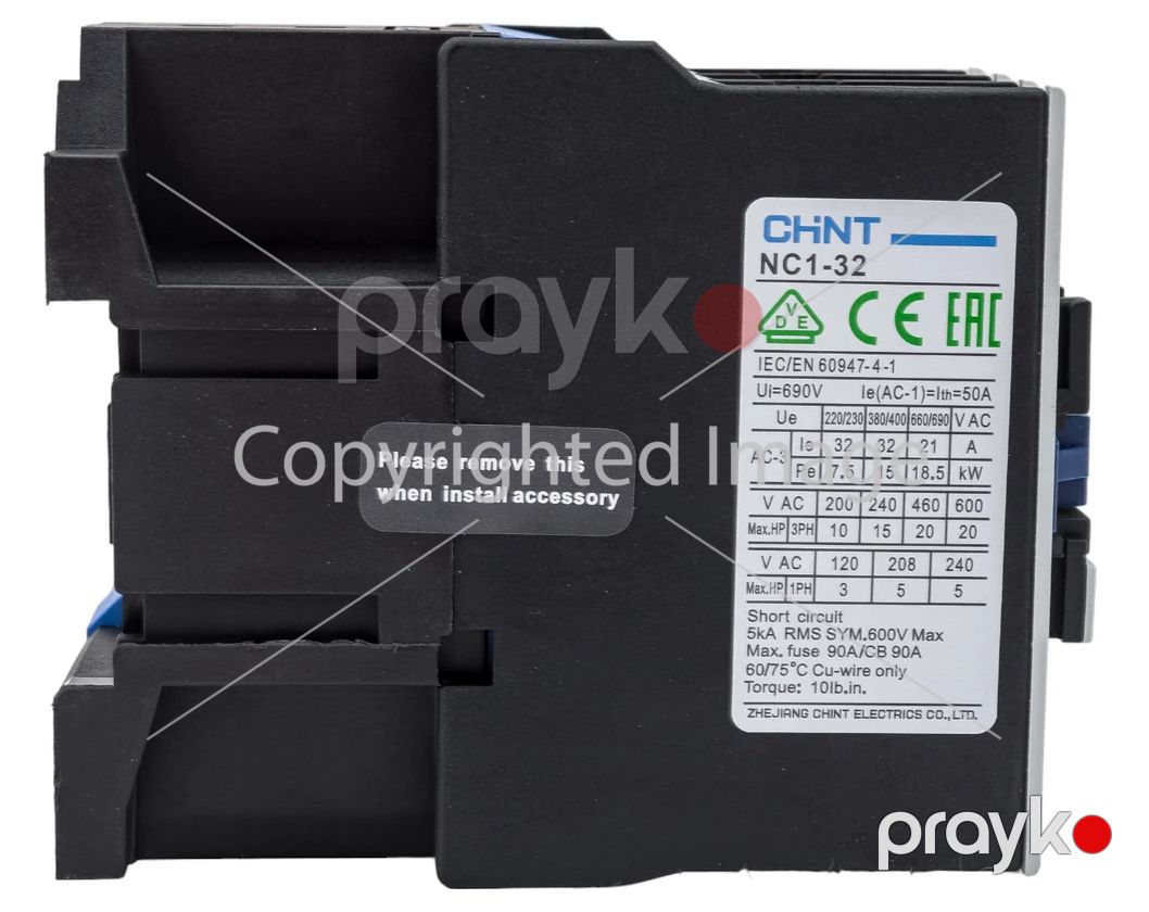 Kontaktor NC1-3210 32А 230В/АС3 1NO 50Hz (Chınt) 222051 — Təmir və inşaat, Bakı (2)