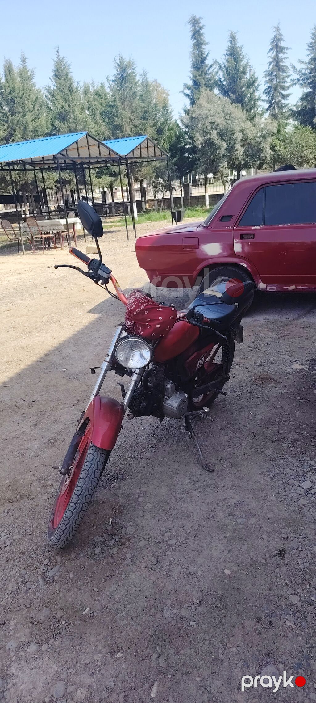 Moped/Motosiklet – “M 50” seriyası - Rəng: qırmızı - Kuzov tipi — Mopedlər və skuterlər, Sabirabad (2)