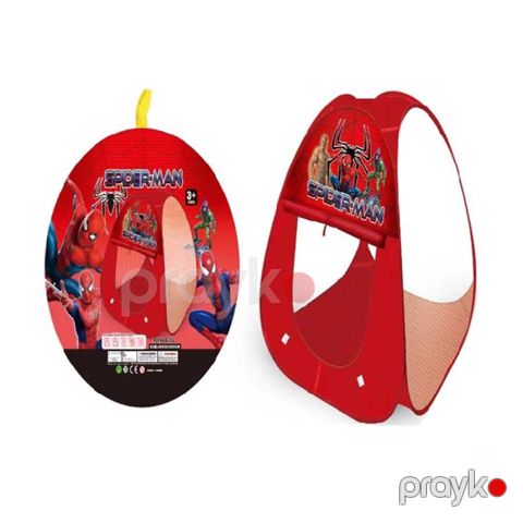 Uşaqlar üçün çadır Spider-Man, qırmızı, 90x90x110 sm, 3+ yaş — Bakı