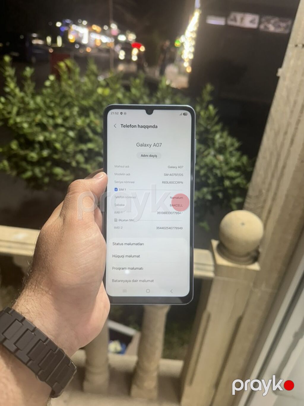 Samsung Galaxy A07, 128 GB, rəng - Bənövşəyi, İki sim kartlı — Samsung, Bakı (3)