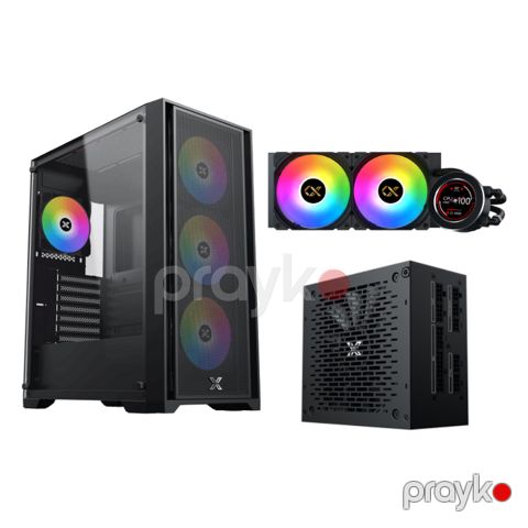 Xigmatek Kombo – Gaming X II Case + Xigmatek Frozr-o II 240 AIO Liquid Cooler + Thor T850M V2 Psu(XIG-CCP-121) — Bakı