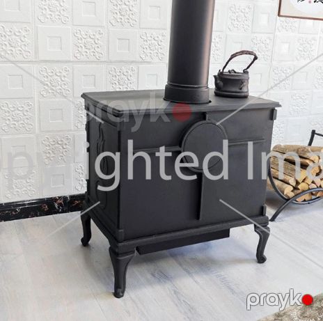 Kamin soba tipli odunlu (çuqun) ŞSÇ 07 — Ev texnikası, Bakı (3)