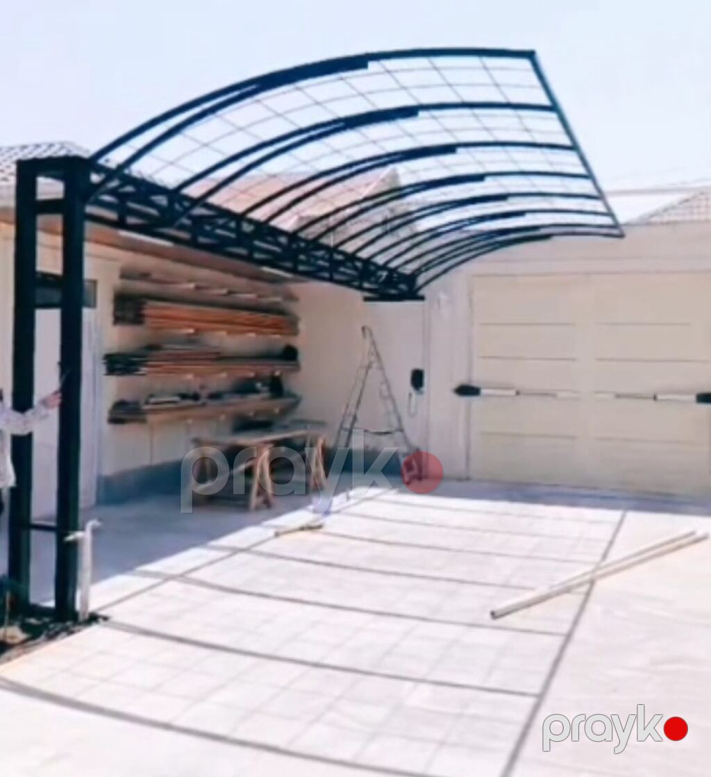 Dəmir konstruksiya və dekorativ metal işləri xidmətləri - Avto — Dam örtükləri, Digah (3)