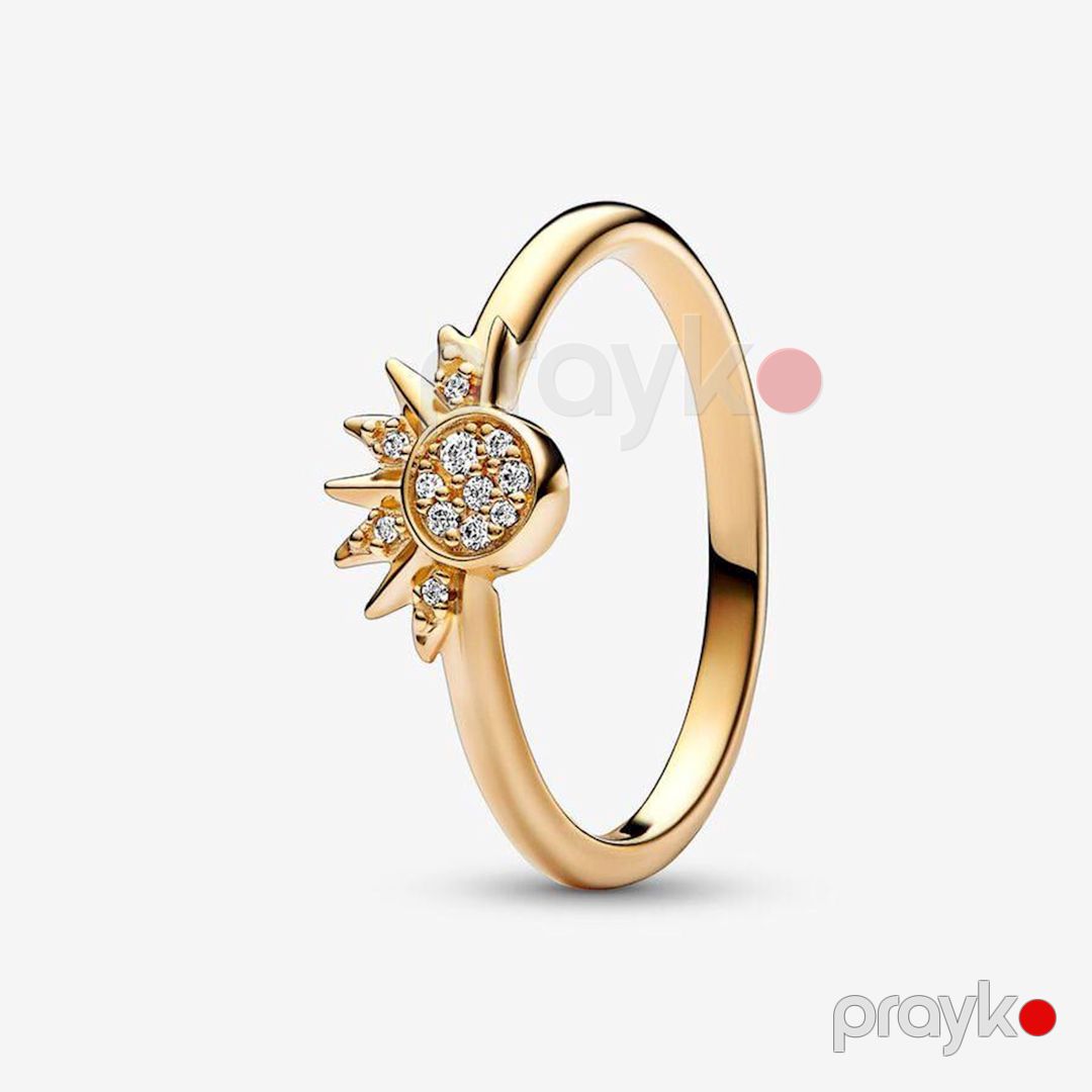Qadınlar üçün gümüş üzük dəsti TT Silver PNK013-16, gümüşü,qızılı — Mallar, Bakı (2)