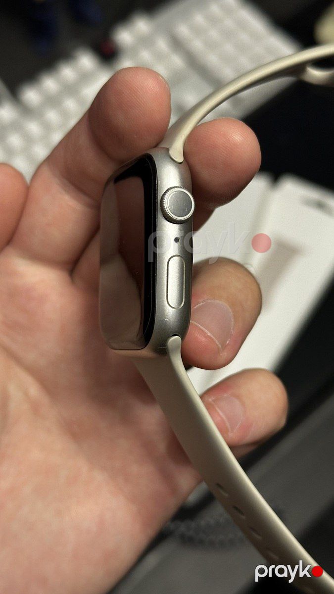 Apple Watch Series 9 Aluminum Starlight 45mm — Ağıllı saatlar və biləkliklər, Bakı (5)