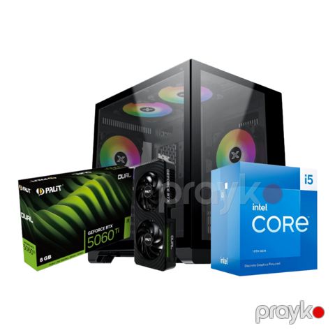 TitaniumX Gaming PC – i5-13400F, RTX 5060Ti (CUSTOM-PC-004) — Bakı