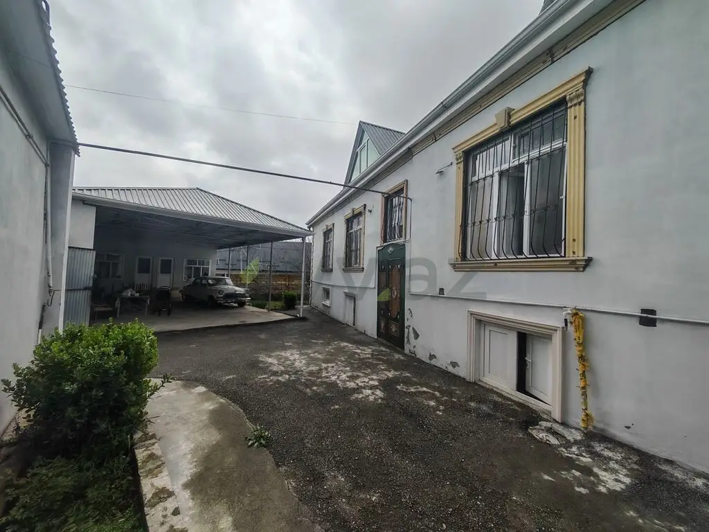 4 otaqlı Həyət evi Satılır, Oğuz — Ev, villa, Oğuz (4)