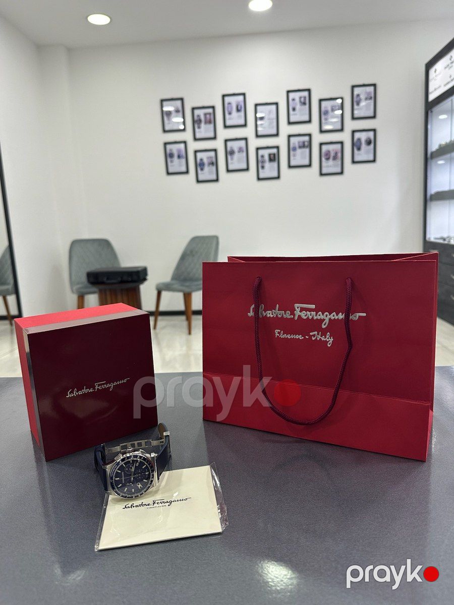 "Salvatore Ferragamo 1927 Chrono" qol saatı — Şəxsi əşyalar, Bakı (8)