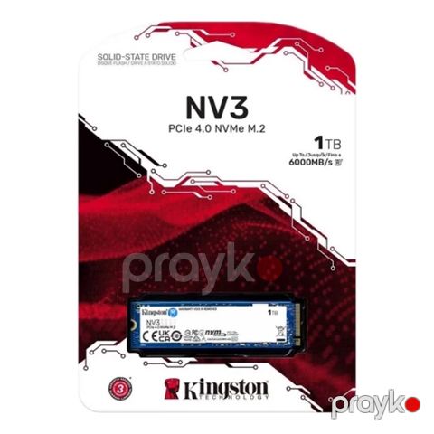 SSD Kingston NV3 1 TB SNV3S/1000G M.2 pcı-e 4.0 (KIN-NV3-1T-M2N-A) — Bakı