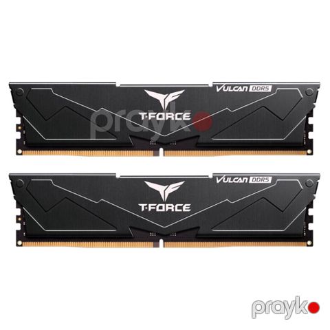 T-force vulcan 32GB (2×16GB) DDR5 RAM / 5600MHz / CL36 / Black (CUSTOM-099) — Bakı