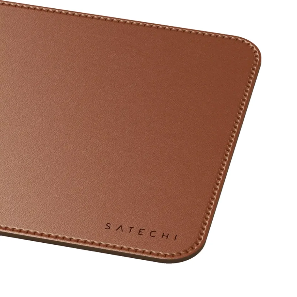 Mouse altligi Satechi Vegan-Leather Premium Mouse Pad Brown — Mallar, Bakı (3)