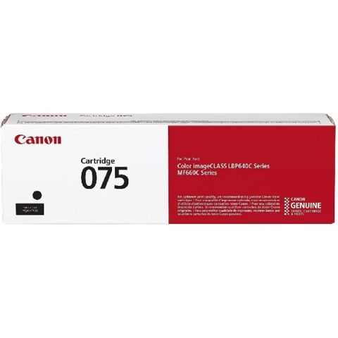 Canon Cartridge 075 CRG-075 BK Black Original Toner Kartrici — Bakı