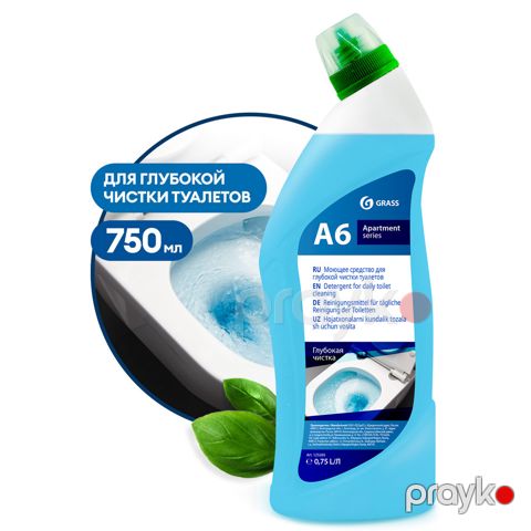 Tualet üçün vasitə Grass A6 Apartment Series, ətirsiz, 750 ml — Bakı