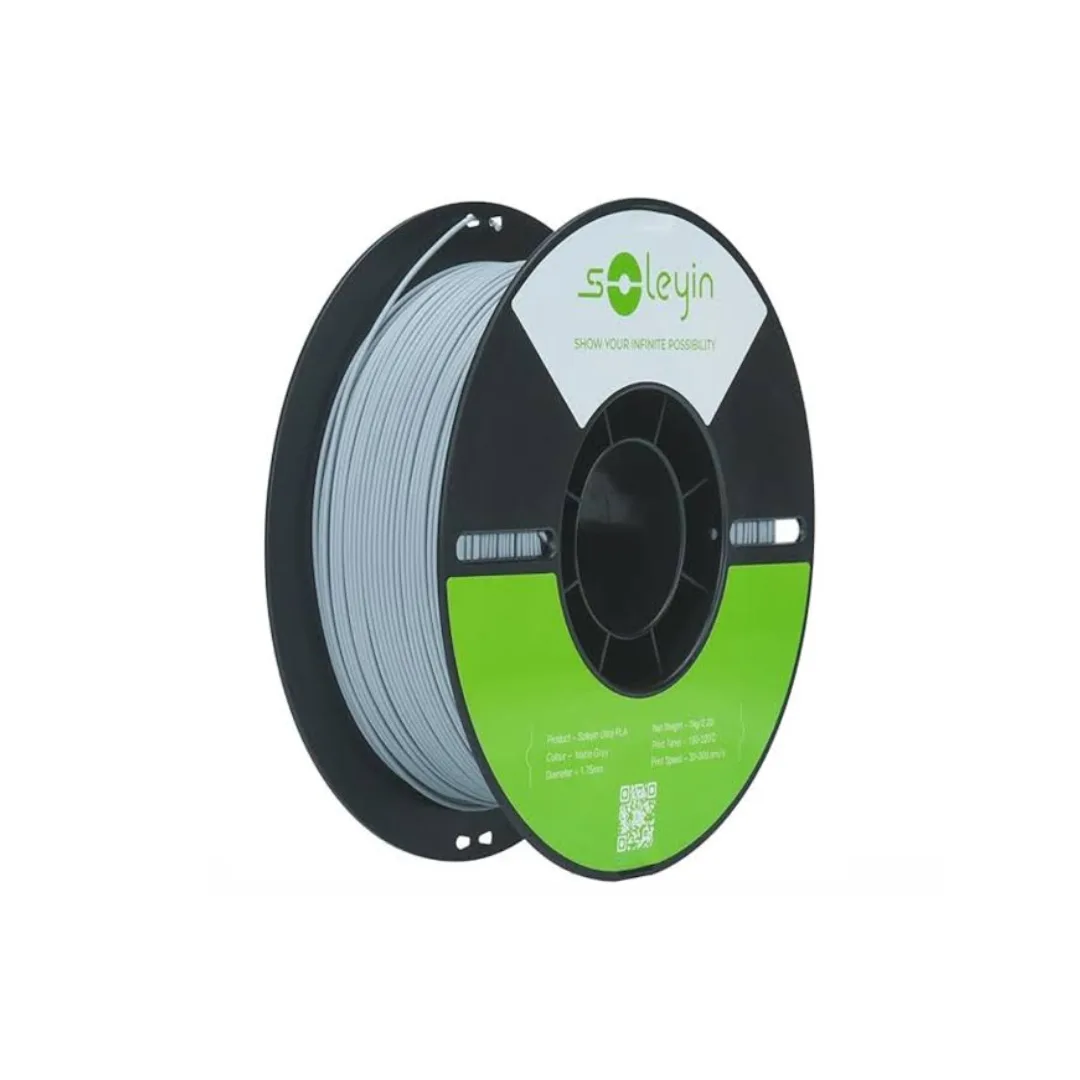 Soleyin Ultra PLA Matte Grey 1.75mm 1kg — Bakı