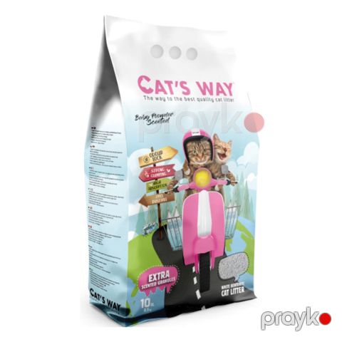 Pişiklər üçün topalanan doldurucu Cat's Way Baby Powder, 10 l — Bakı