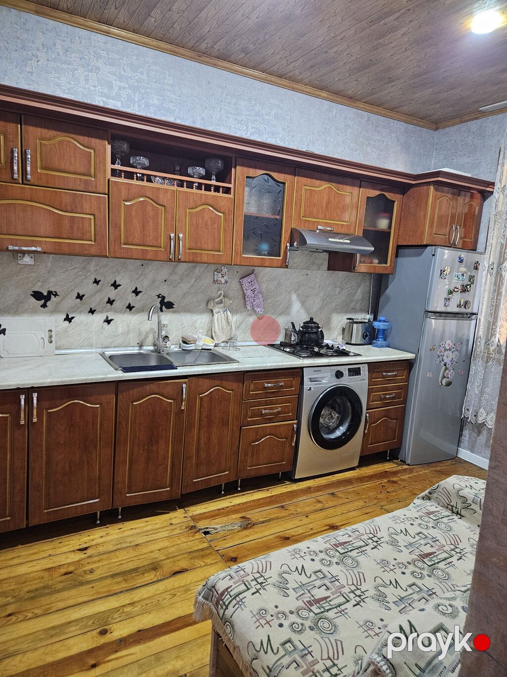 100 kv. m, 3 otaqlı, Kombi, Qaz, İşıq — Ev, villa, Bakı (5)