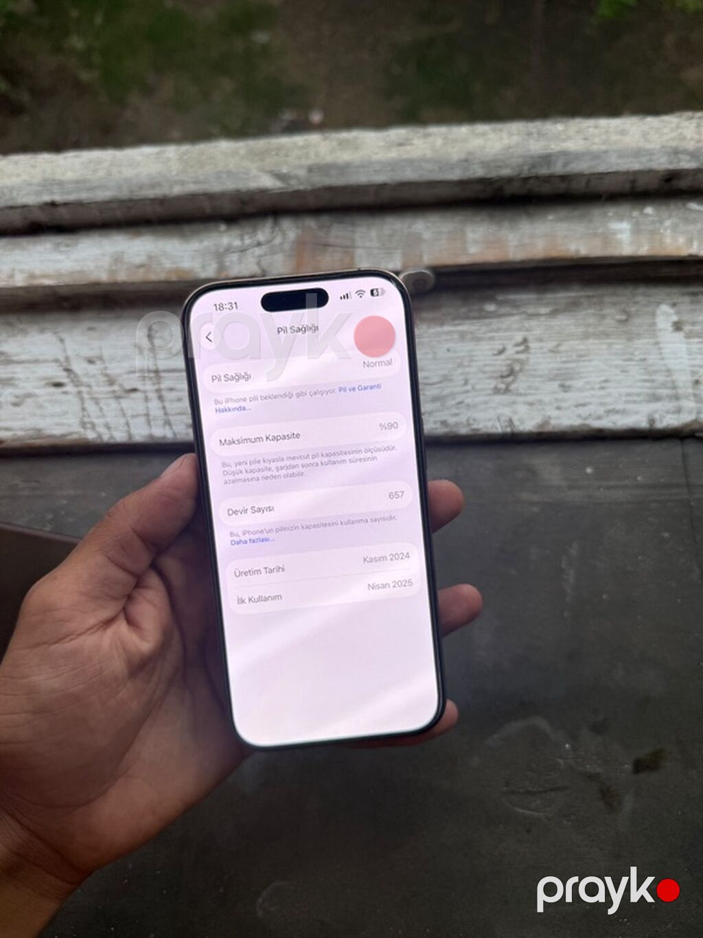 IPhone 16 Pro, 128 GB, Desert Titanium, Face ID — Apple iPhone, Masallı (7)