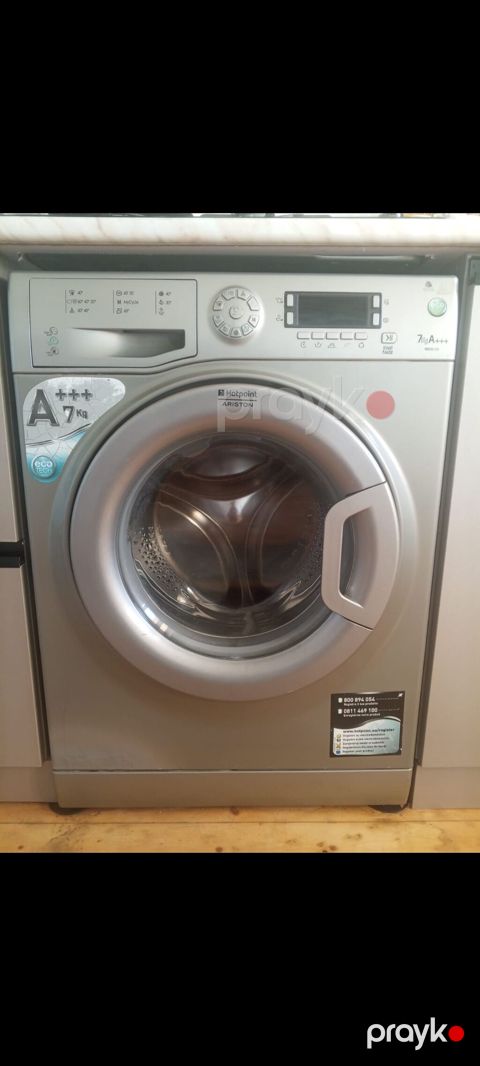 Paltaryuyan maşın Hotpoint Ariston, 7 kq, İşlənmiş, Avtomat, Qurutmasız, Ünvandan götürmə — Pirəkəşkül