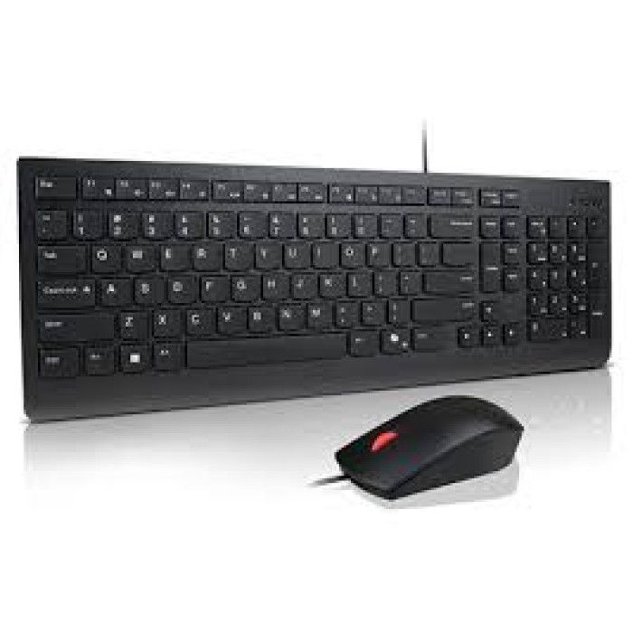Lenovo Essential Wired Combo Keyboard and Mouse 4X31R64429 1600 DPI Black — Elektronika, Bakı (2)