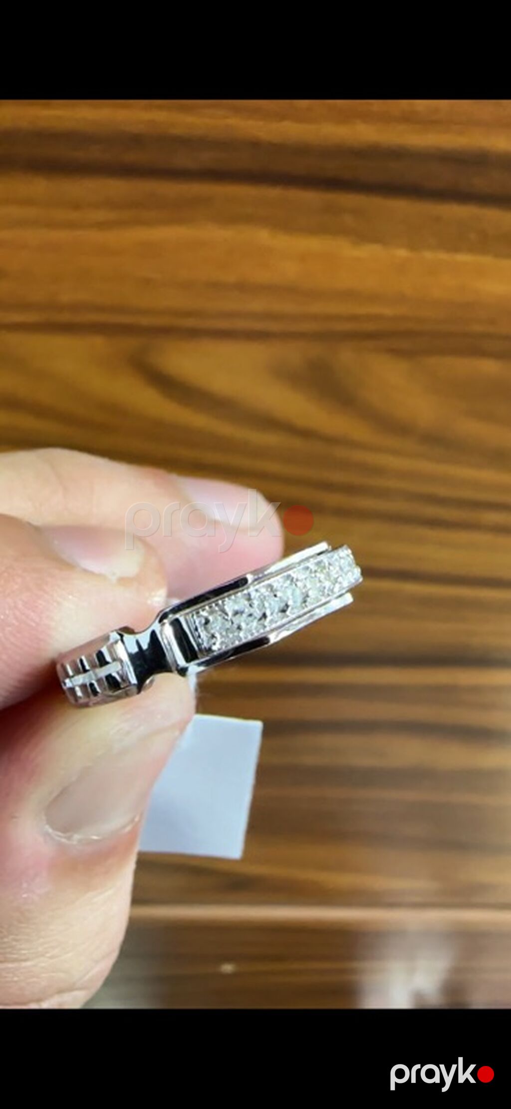 Nişan, Üzük, Ağ qızıl, 750 Əyar, Brilyant, 0.26-0.50 Karat — Üzüklər, Sumqayıt (3)