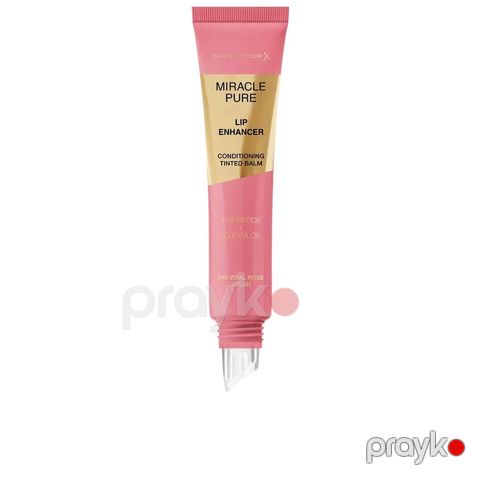 Dodaq üçün parıldadıcı Max Factor Miracle Pure Lip Enhancer 040 Vital Rose 12 ml — Bakı