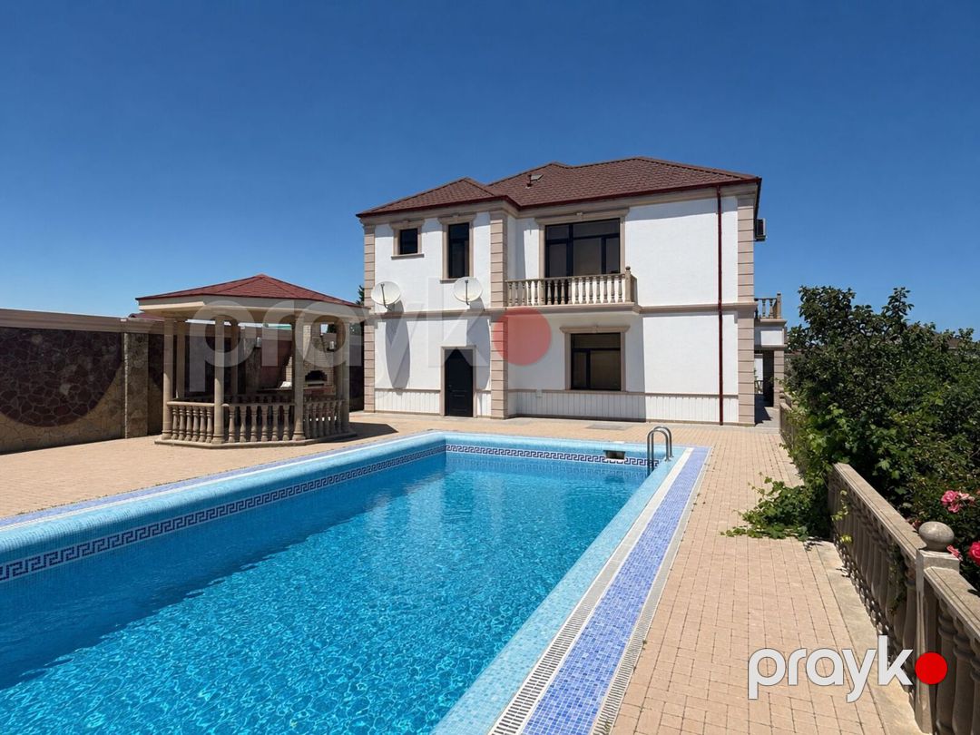 Satılır 6 otaqlı həyət evi/bağ evi 430 m² — Ev, villa, Bakı (2)