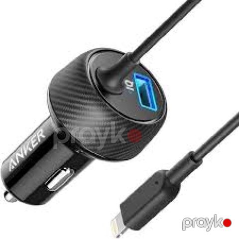 Anker PowerDrive 2 Elite with Lightning Connector Avtomobil Şarj Cihazı — Bakı