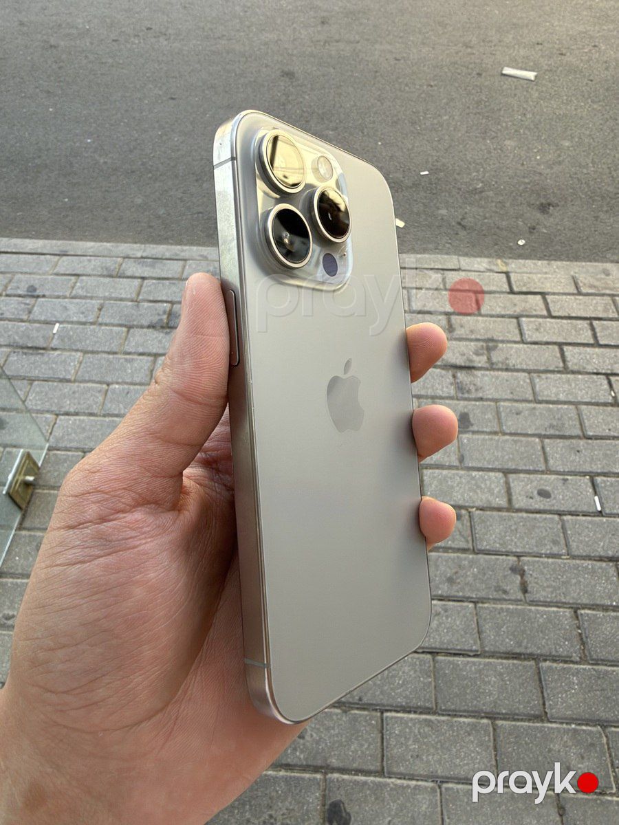 Apple iPhone 15 Pro Natural Titanium 128GB/8GB — Smartfonlar, Bakı (3)