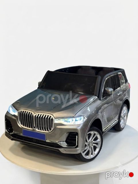 Uşaq elektrik avtomobili BMW 1688, boz, 10 yaşa qədər, 1 yer, 8 km/s — Bakı