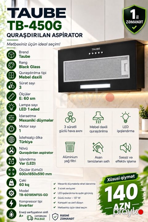 Gizlin aspirator Taube — Bakı