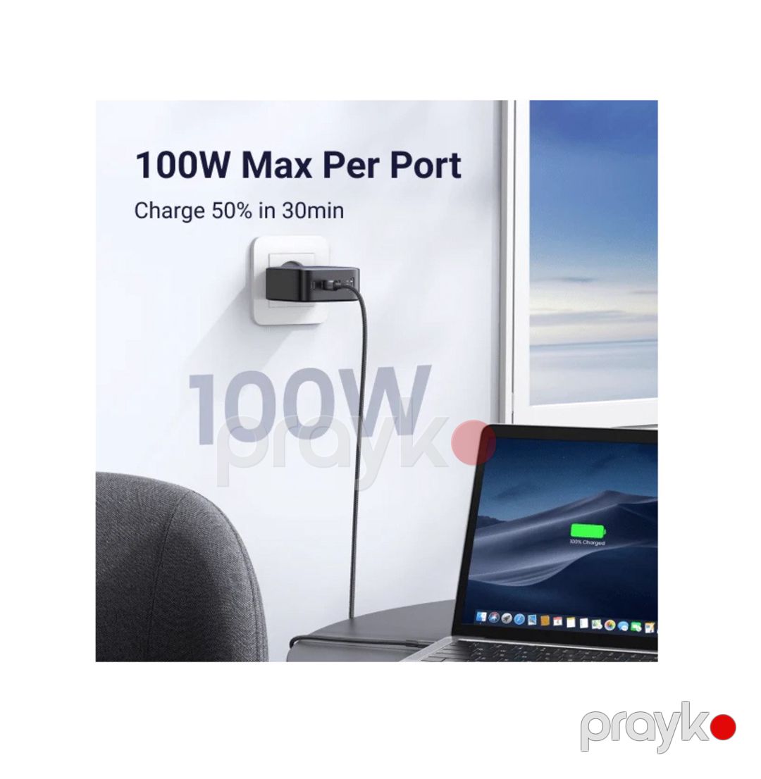 Adapter Ugreen 100W Nexode S 4-Port GaN Fast Charger — Smartfonlar, Bakı (2)