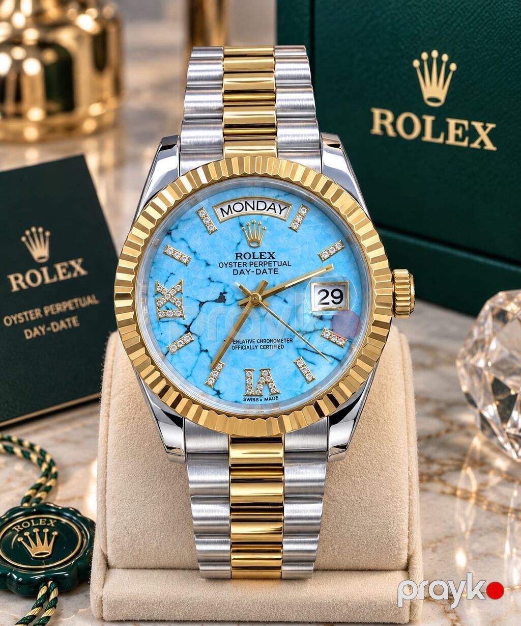 Yeni, Qol saatı, Rolex, rəng - Mavi — Qol saatları, Bakı (3)