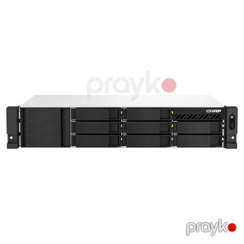 Qnap 8 Diskli 2U Qısa Korpuslu NAS Server AMD Ryzen V1500B 4GB EU-(TS-873AeU-RP-4G) — Bakı