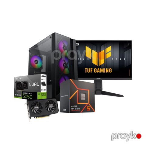 StormRig Gaming PC – RTX 5050, Ryzen 5 7600 (CUSTOM-PC-119) — Pctech — Components
