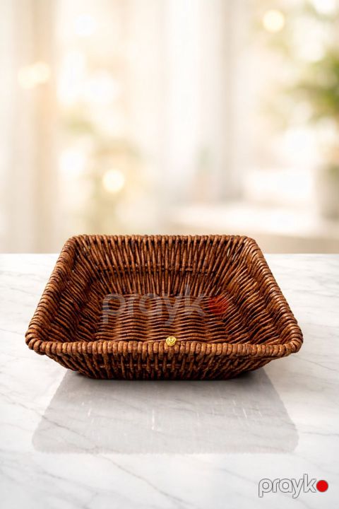 Çörək qabı NP17-1 həsir, 23x23 sm — Bakı