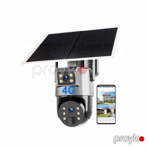 Günəş enerjili 4G kamera 20X zoo müşahidə kamerası — Bakı