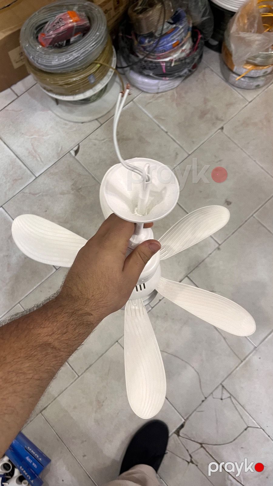 Ventliyator orta plastik 6pərli 30azn — Ev malları, Bakı (3)