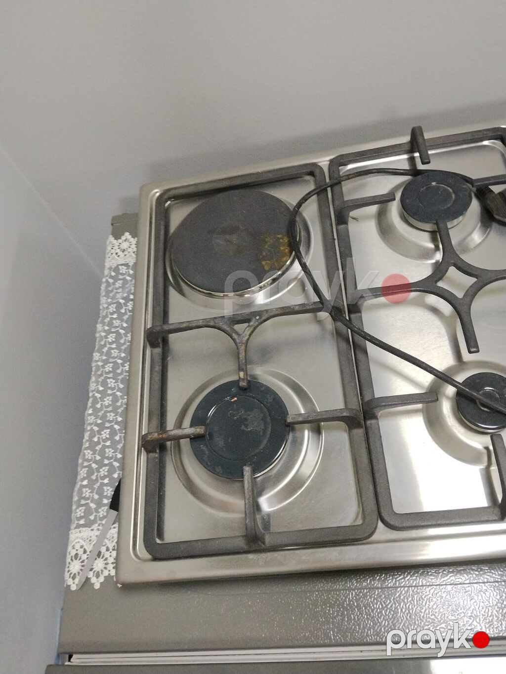 Luxell qaz plitəsi – 4 gözlü, paslanmayan polad səthli panel tipli — Plitələr, Digah (2)